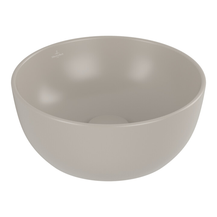 Villeroy & Boch Lavabo à poser Artis Ø 32,5 cm rond sans trou de robinet sans trop-plein Alm. C+