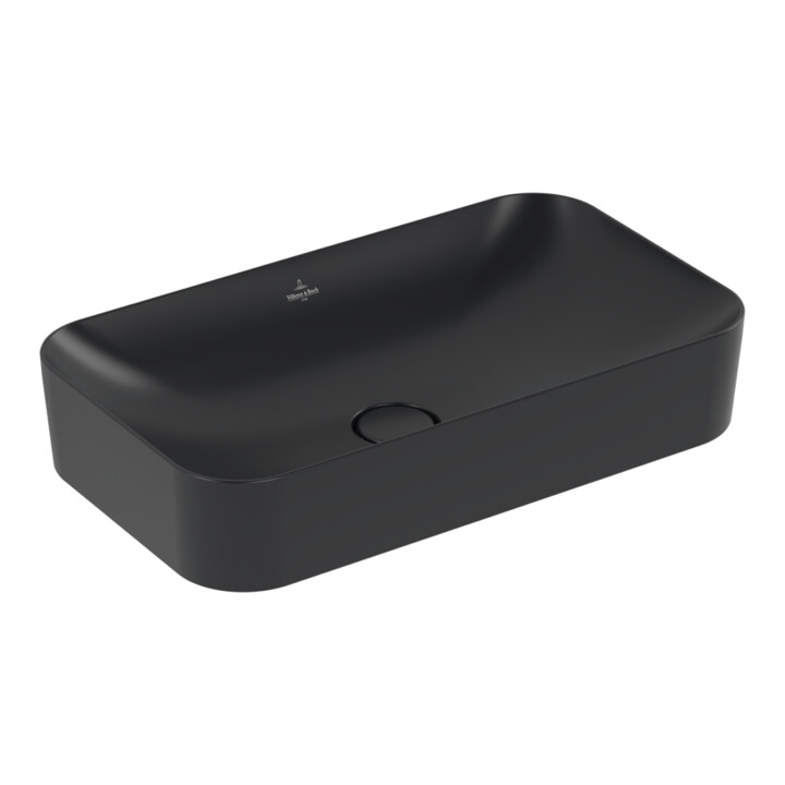 Villeroy & Boch Lavabo à poser Finion 60 x 35 cm pure black C+