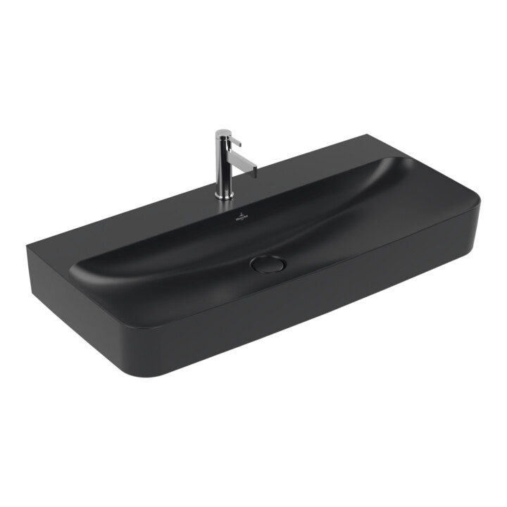 Villeroy & Boch Lavabo Finion 100 x 47 cm bleu avec trop-plein caché