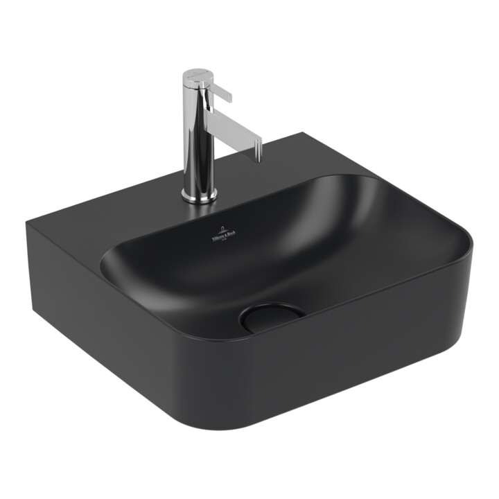 Villeroy & Boch Lavabo mural Finion 43 x 39 cm 1 trou bleu
