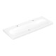 Villeroy & Boch Lavabo Skyla 120 x 46 cm pour robinetterie 3 trous blanc alp C+