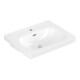 Villeroy & Boch Lavabo Skyla 55 x 44,5 cm Blanc Alpine avec trop-plein pour robinet 3 trous à gauche