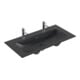 Villeroy & Boch Meuble vasque Finion 100 x 50 cm noir pur C+ 2 HL sans trop-plein