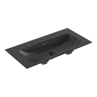 Villeroy & Boch Möbelwaschtisch Finion 100 x 50 cm pure black C+ 2 HL o. ÜL