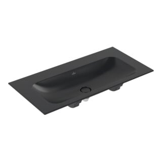 Villeroy & Boch Möbelwaschtisch Finion 100 x 50 cm pure black C+