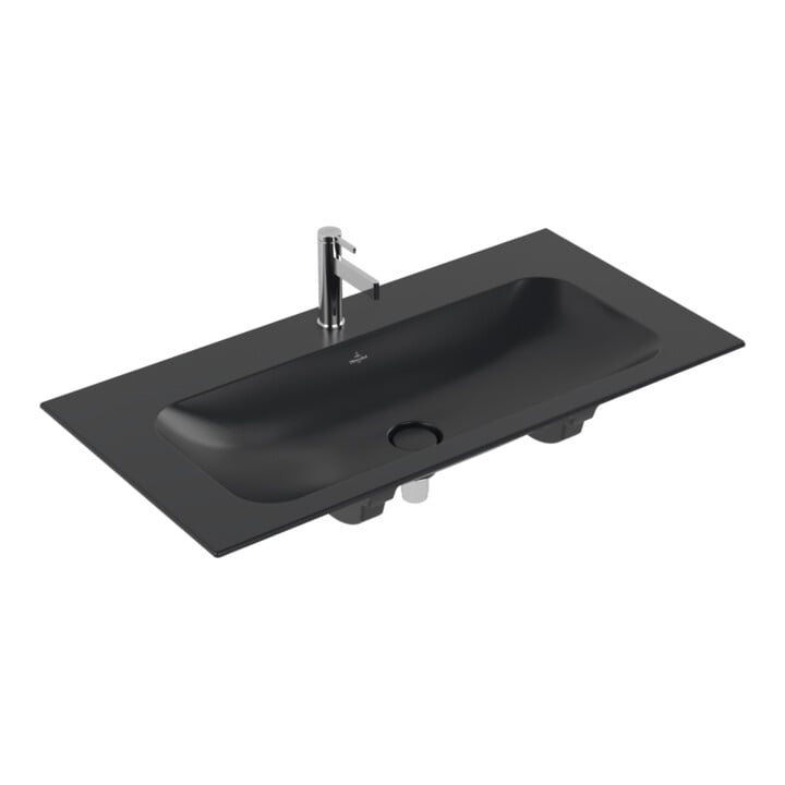 Villeroy & Boch Möbelwaschtisch Finion 100 x 50cm 1 Hahnloch blau C+