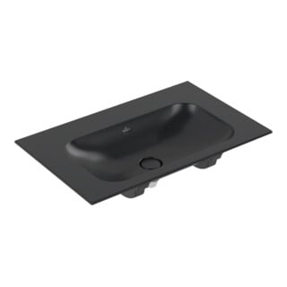 Villeroy & Boch Möbelwaschtisch Finion 80 x 50 cm pure black C+
