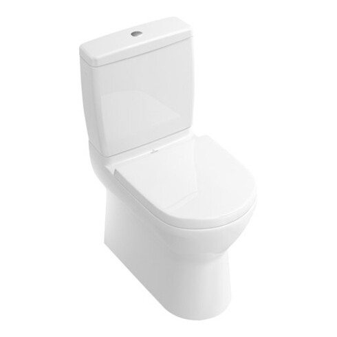 V&B Stand-WC, Tiefspüler O.NOVO 36x64cm, f Kombi, Abg. waagerecht, weiß