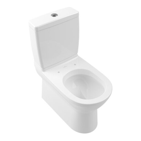 V&B Stand-WC, Tiefspüler O.NOVO 36x64cm, f Kombi, Abg. waagerecht, weiß