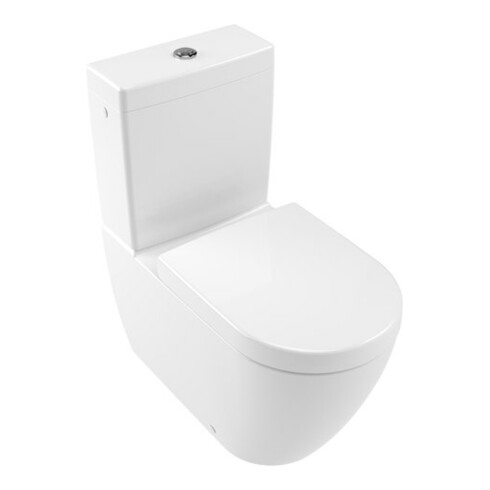 V&B Stand-WC, Tiefspüler Subway 2.0 37x70cm, D-Flush, randl., f Kombi, weiß