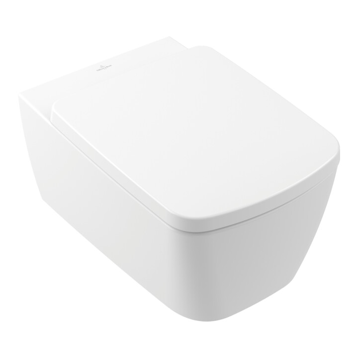 Villeroy & Boch Toilette murale profonde TwFl Subway 3.0 37 × 56 cm sans rebord stone white C-plus