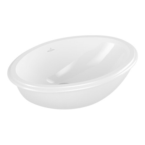 V&B Unterbau-Waschtisch Evana 50x35cm, we, o. HLB, mit Überlauf