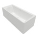 Villeroy & Boch Voorwand-badkuip Subway 3.0 180 x 80 cm links Sil.Flow wit