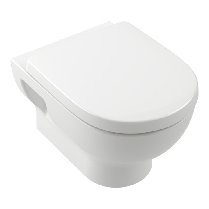Villeroy & Boch Wand-Tiefspül-WC O.Novo TwistFlush 36 x 52cm spülrandlos Weiß Alpin