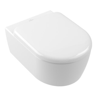 Villeroy & Boch Wand-Tiefspüler Skyla 37 x 53 cm randlos weiß C-plus