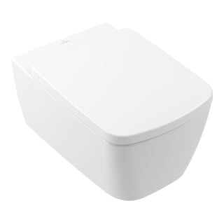 Villeroy & Boch Wand-Tiefspüler TwFl Subway 3.0 37 x 56 cm spülrandlos weiß C-plus