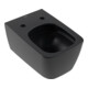 Villeroy & Boch Wand-Tiefspüler TwFl Subway 3.0 37 x 56cm spülrandlos pure black C-Plus
