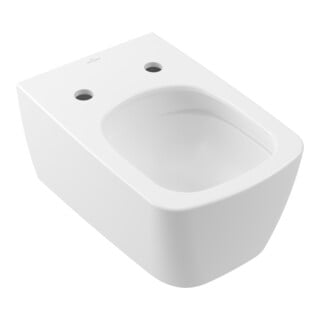 Villeroy & Boch Wand-Tiefspüler TwFl Subway 3.0 37 x 56cm spülrandlos stone white C-plus
