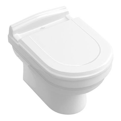 Villeroy & Boch Wand-WC HOMMAGE tief, 370 x 600 mm weiß ceramicplus