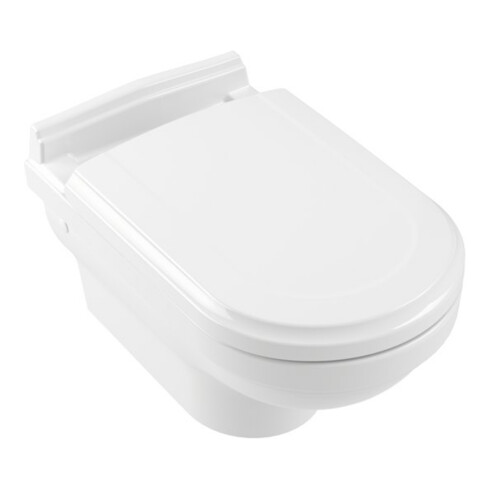 V&B Hommage WC suspendu, cuvette à chasse profonde 37x60cm, sortie horizontale, blanc C-plus
