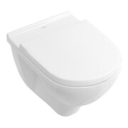 V&B WC suspendu, cuvette à chasse profonde O.NOVO 36x56, D-Flush, sans rebord, blanc C-plus