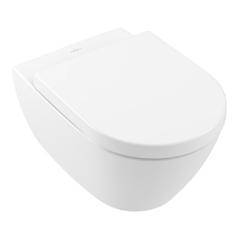 V&B Wand-WC, Tiefspüler Subway 2.0 37x56cm, D-Flush, randl., weiß C-plus