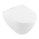 Villeroy & Boch Wand-WC SUBWAY 2.0 tief, 370 x 560 mm, spülrandlos, ViFresh weiß-1