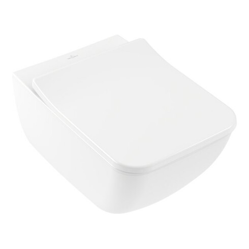 V&B WC suspendu, cuvette profonde VENTICELLO 37,5x56cm, D-Flush, sans rebord, blanc C-plus