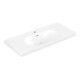 Villeroy & Boch Wasbak Skyla 100 x 46 cm alpinwit met overloop links en rechts kraangat