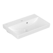 V&B Waschtisch Compact AVENTO 55x37cm, 1 Hahnloch, mit Überlauf, weiß