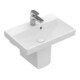 Villeroy & Boch Waschtisch Compact AVENTO 550 x 370 mm, mit Überlauf weiß-1