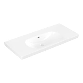 Villeroy & Boch Waschtisch Skyla 100 x 46 cm Weiß Alpin mit Überlauf