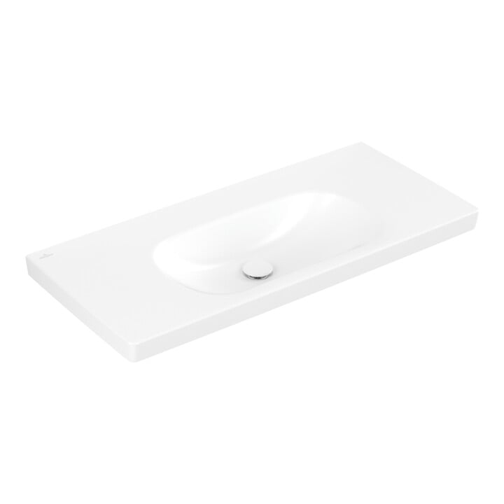 Villeroy & Boch Waschtisch Skyla 100 x 46cm ohne Hahnloch ohne Überlauf weiß