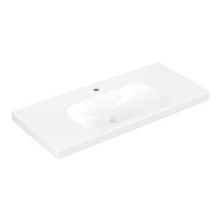 Villeroy & Boch Waschtisch Skyla 100 x 46cm weiß alp C+ 3-L-Arm