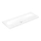 Villeroy & Boch Waschtisch Skyla 120 x 46 Stone White C+ ohne Hahnlöcher ohne Überlauf