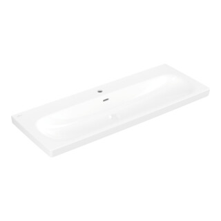 Villeroy & Boch Waschtisch Skyla 120 x 46 Weiß Alpin mit Überlauf