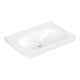 Villeroy & Boch Waschtisch Skyla 65 x 46 cm Weiß Alpin ohne Hahnlöcher ohne Überlauf