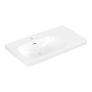 Villeroy & Boch Waschtisch Skyla 80 x 46 cm Weiß Alpin 3-L-Arm m ÜL