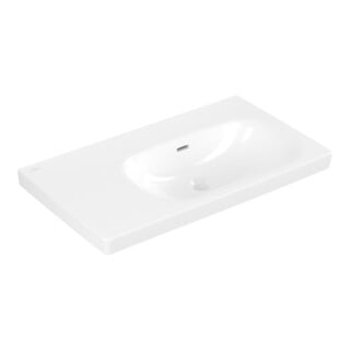 Villeroy & Boch Waschtisch Skyla 80 x 46cm Weiß Alpin m Überlauf ohne Hahnl.