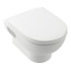 Villeroy & Boch WC suspendu à chasse profonde O.Novo TwistFlush 36 x 52 cm sans rebord, blanc alpin