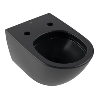 Villeroy & Boch WC suspendu à chasse profonde TwFl Subway 3.0 37 x 56 cm sans bride pure Black C-plus