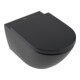 Villeroy & Boch WC suspendu à chasse profonde TwFl Subway 3.0 37 x 56 cm sans bride pure Black C-plus
