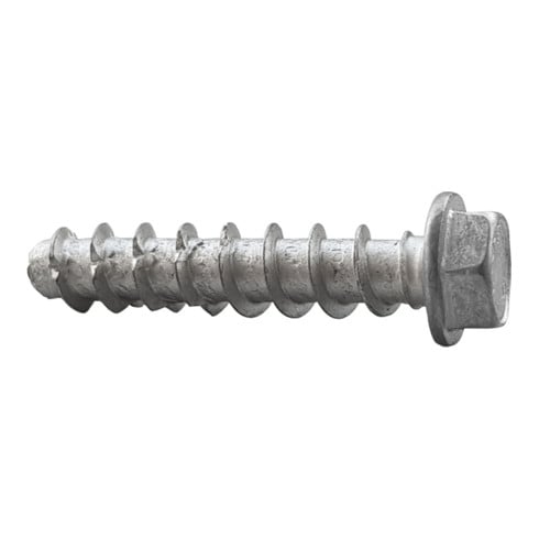 CELO Vis à béton BTS B 5-30/5, tête hexagonale, ZnAl tête hexagonale avec rondelle pressée