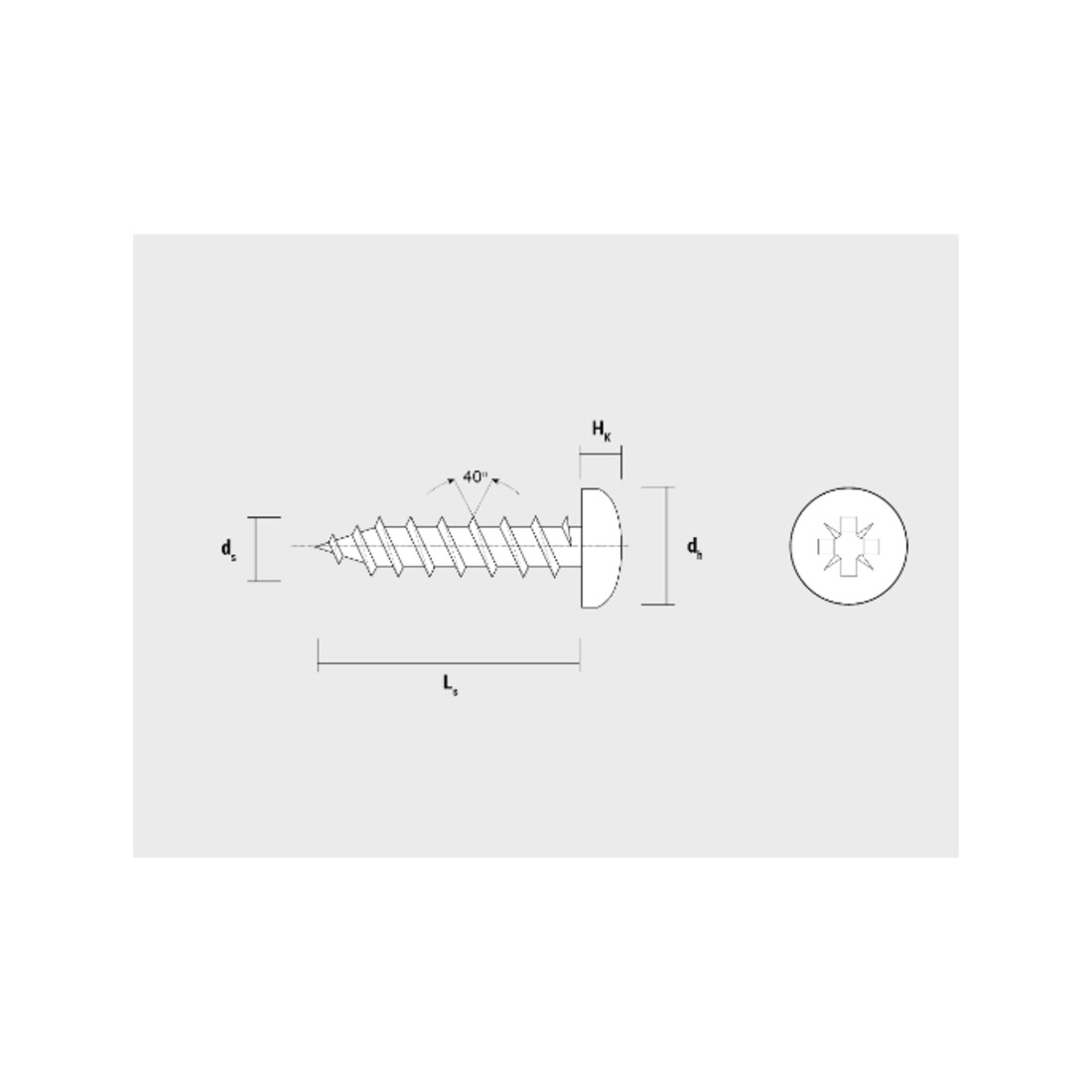 Vis pour panneaux d'aggloméré CELO VELOX V