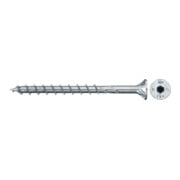 Vis à bois fischer PowerFast II 10,0x140 à tête fraisée TX TG acier galavanisé, passivée bleu-2