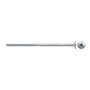 Vis à bois fischer PowerFast II 10,0x240 à tête plate TX TG acier galavanisé, passivée bleu-2