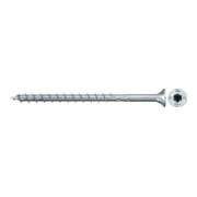 Vis à bois fischer PowerFast II 8,0x100 à tête fraisée TX TG acier galavanisé, passivée bleu-2