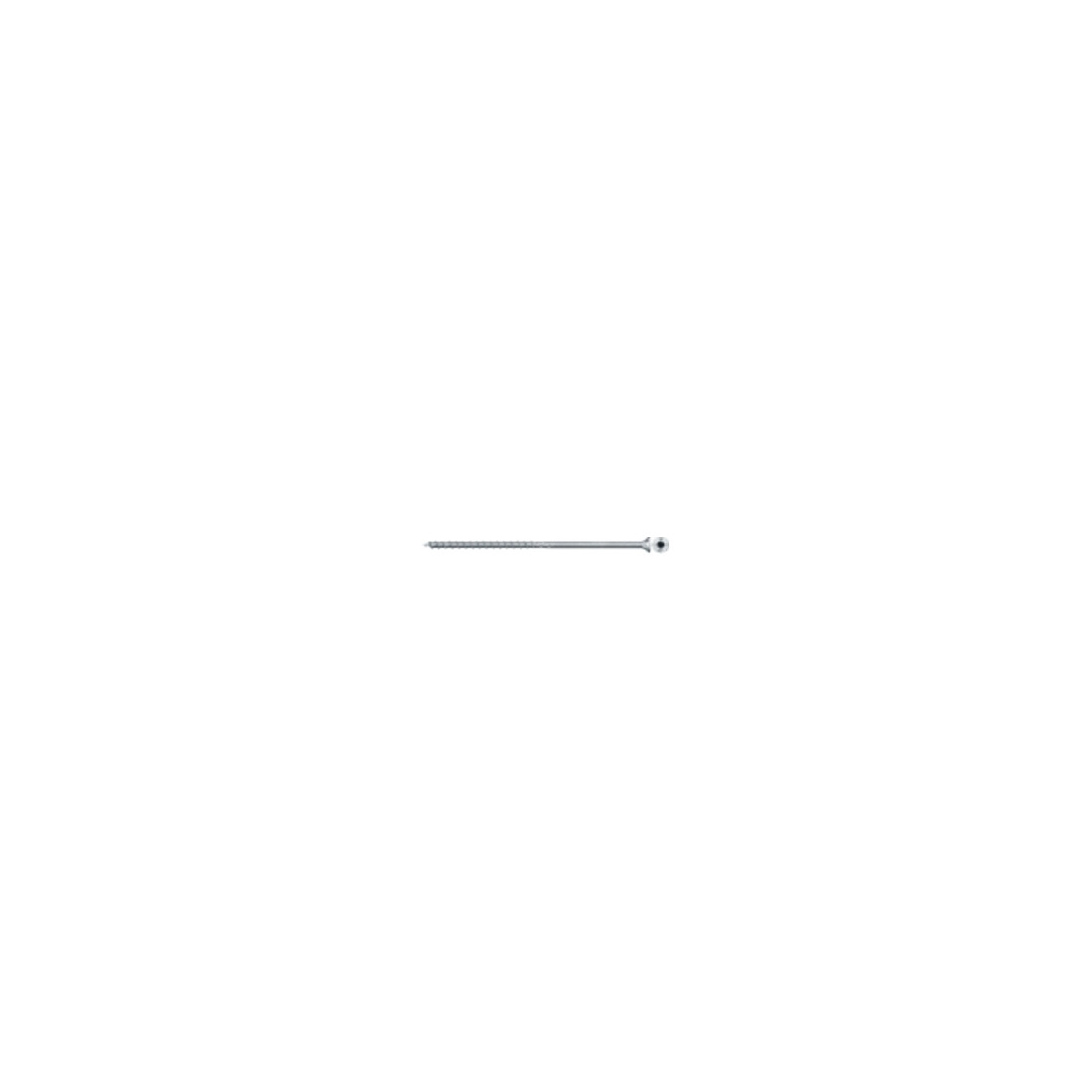 Vis à bois fischer PowerFast II 8,0x160 à tête fraisée TX TG acier galavanisé, passivée bleu