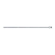 Vis à bois fischer PowerFast II 8,0x300 à tête fraisée TX TG acier galavanisé, passivée bleu-2