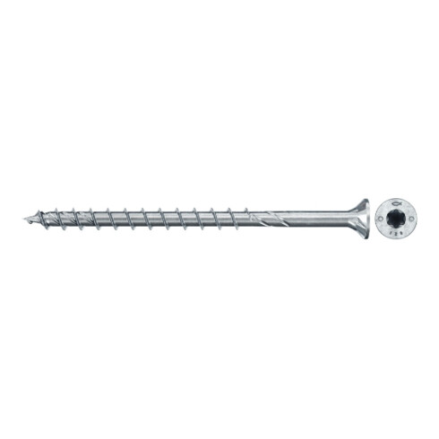 Vis à bois fischer PowerFast II 8,0x80 à tête fraisée TX TG acier galavanisé, passivée bleu